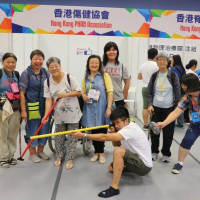 香港伤健协会为今年残奥会的支持机构，并获邀当日设立地壶球摊位
